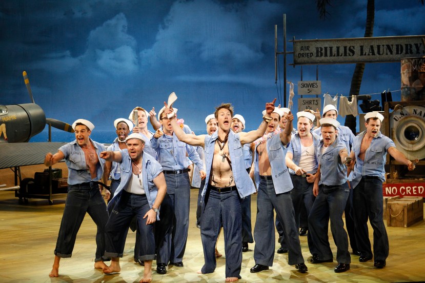 Eddie Perfect Luther Billis with ensemble Opera Australia SOUTH PACIFIC
