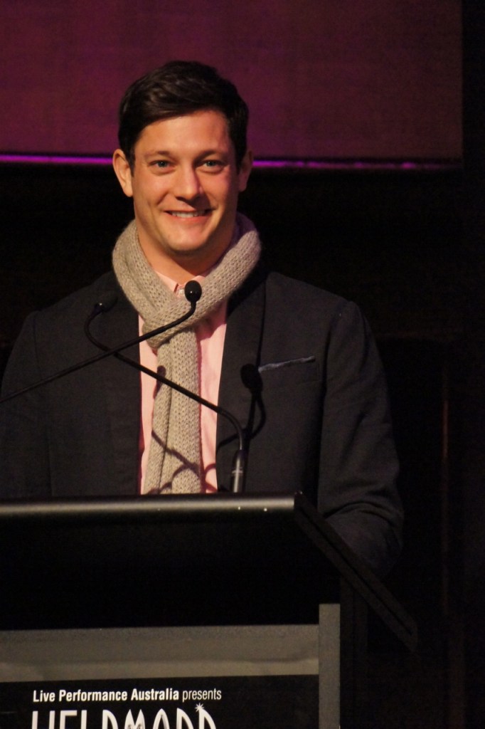 2013 Helpmann nominations Melbourne Rob Mills