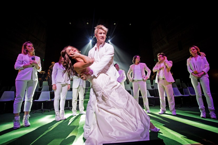 Shane Warne the Musical Hamer Hall Melbourne 2013 Eddie Perfect, Christie Whelan