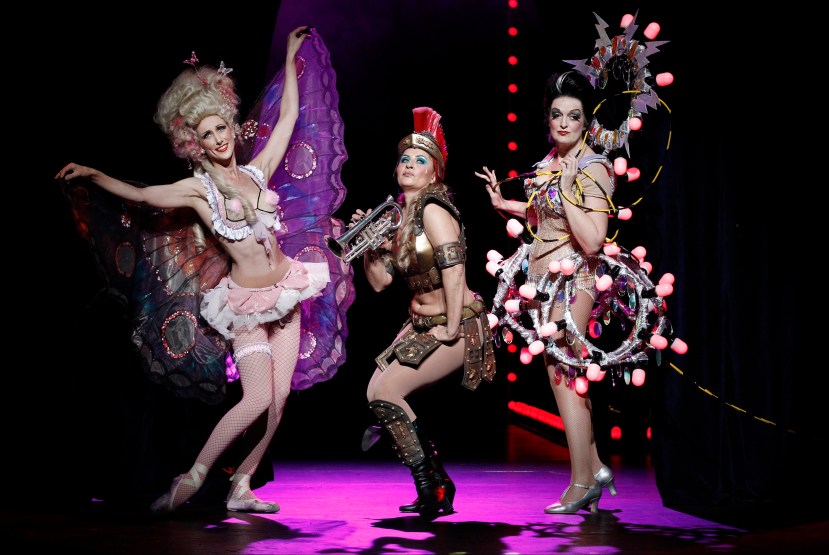 The Production Company GYPSY strippers Chloe Dallimore, Nicki Wendt, Anne Wood