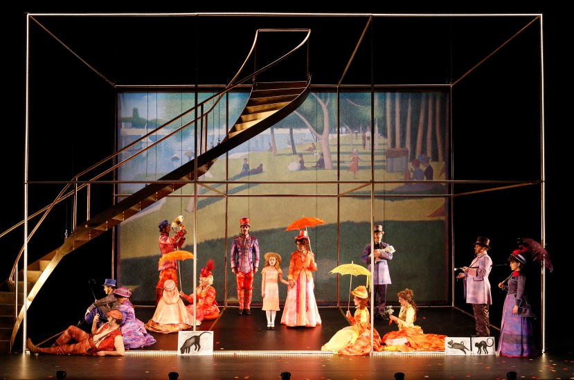 Victorian Opera SUNDAY IN THE PARK WITH GEORGE Seurat tableau