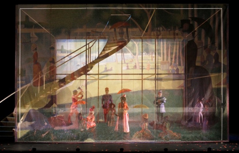 Victorian Opera SUNDAY IN THE PARK WITH GEORGE tableau