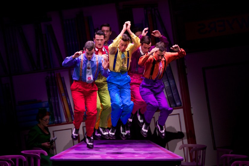 Hot Shoe Shuffle Melbourne, Tap Brothers jumping on tables