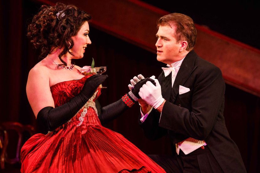 Melbourne Opera La Traviata 2013 Antoinette Halloran as Violetta, Roy Best as Alfredo