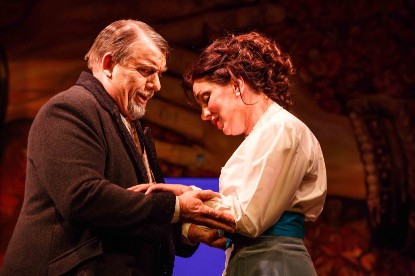 Melbourne Opera La Traviata 2013 Manfred Pohlenz as Giorgio Germont, Antoinette Halloran as Violetta Valéry