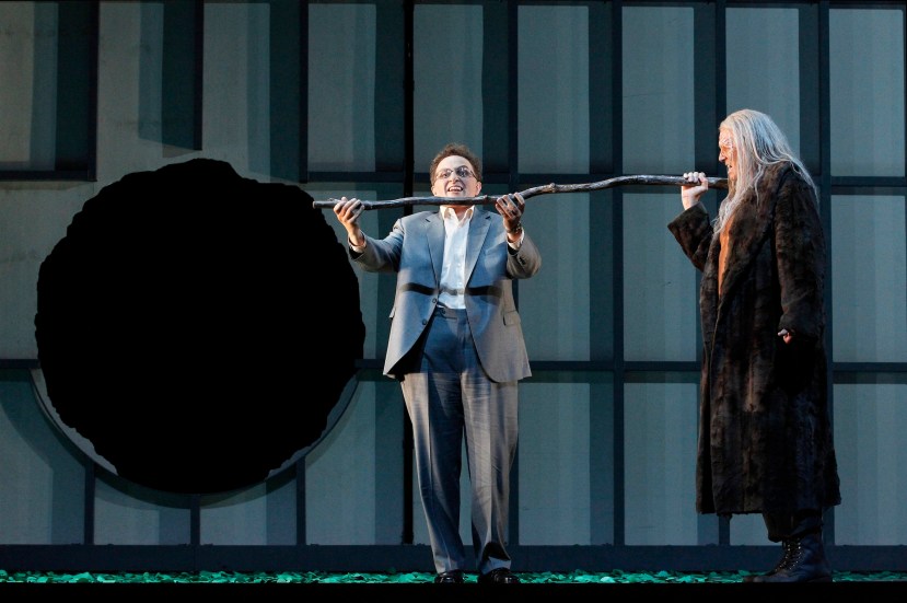 Melbourne Ring Cycle, Opera Australia 2013 Siegfried, Warwick Fyfe as Alberich, Wotan