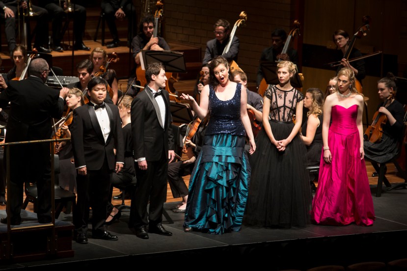 Victorian Opera, Games of Love & Chance, Matthew Tng, Michael Petruccelli, Elizabeth Lewis, Emma Muir-Smith, Kate Amos sing act two quintet from Carmen