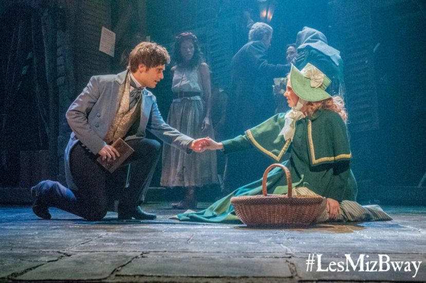 Les Miz 2014 Broadway, Andy Mientus, Samantha Hill