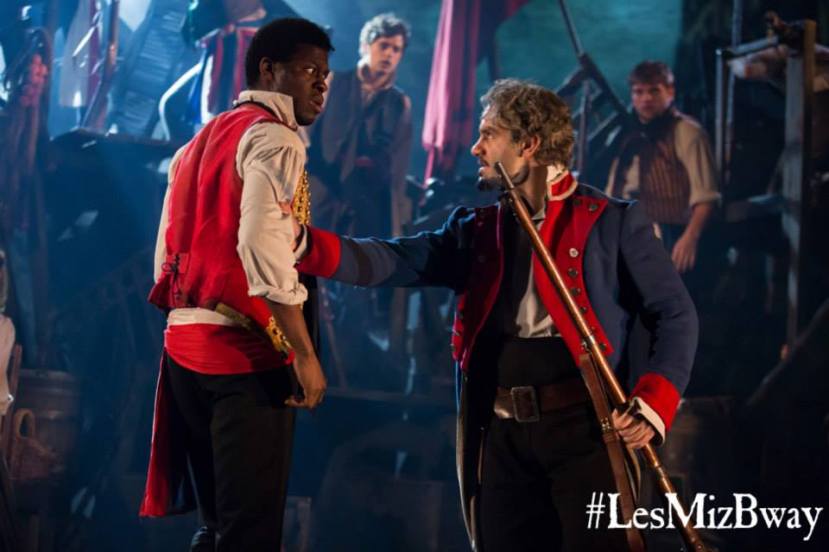 Les Miz 2014 Broadway, Kyle Scatliffe, Ramin Karimloo