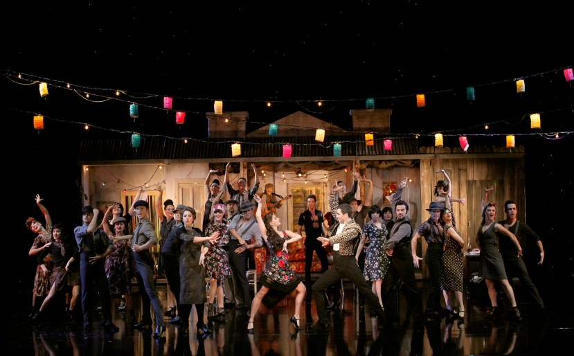 Strictly-Ballroom-musical,-Sydney,-Phoebe-Panaretos,-Thomas-Lacey,-company