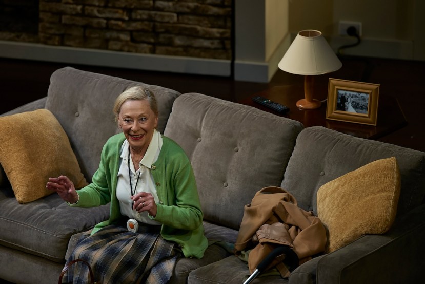 Mother and Son on stage Melbourne, Noeline Brown