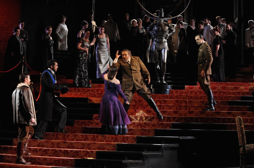 Opera Australia_Otello_2014_James Egglestone, Pelham Andrews, Lianna Haroutounian, Simon O'Neill, Claudio Sgura, chorus