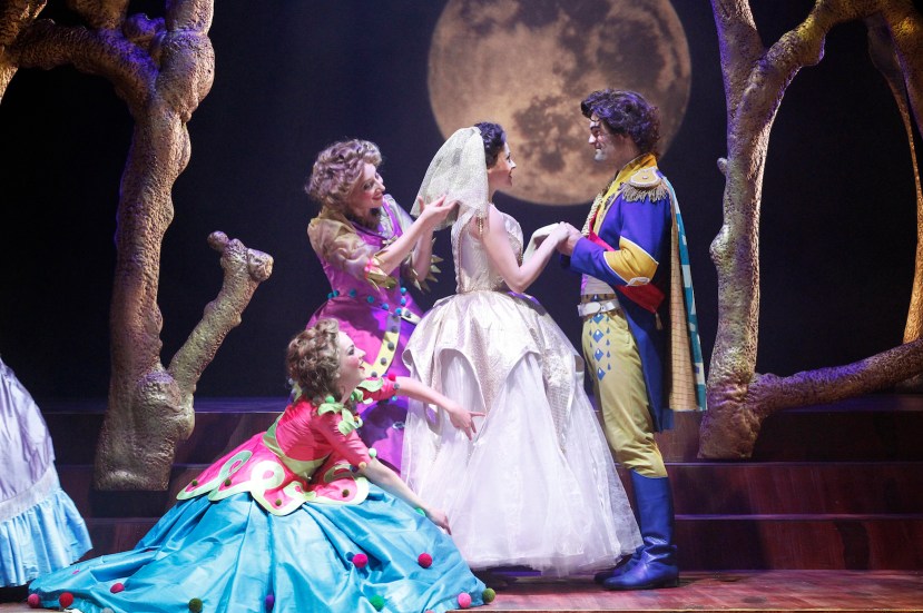 Victorian Opera 2014 Into the Woods, Eise McCann, Angela Scundi, Lucy Maunder, Matthew McFarlane