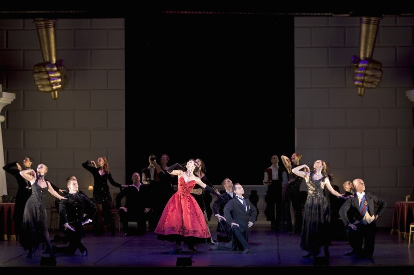 Chris Marney as Prince (centre) in Matthew Bourne's Swan Lake Australia