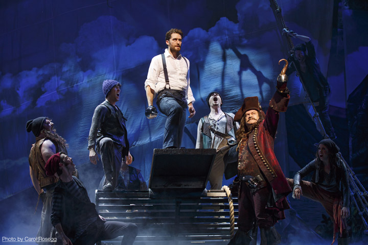 Finding Neverland Broadway, Matthew Morrison, Kelsey Grammer as Captain-Hook