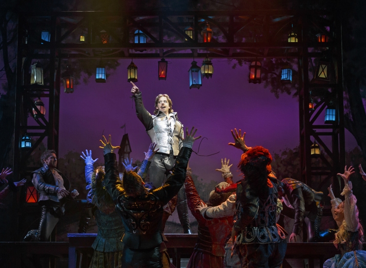 Something Rotten, Christina Borle as Shakespeare