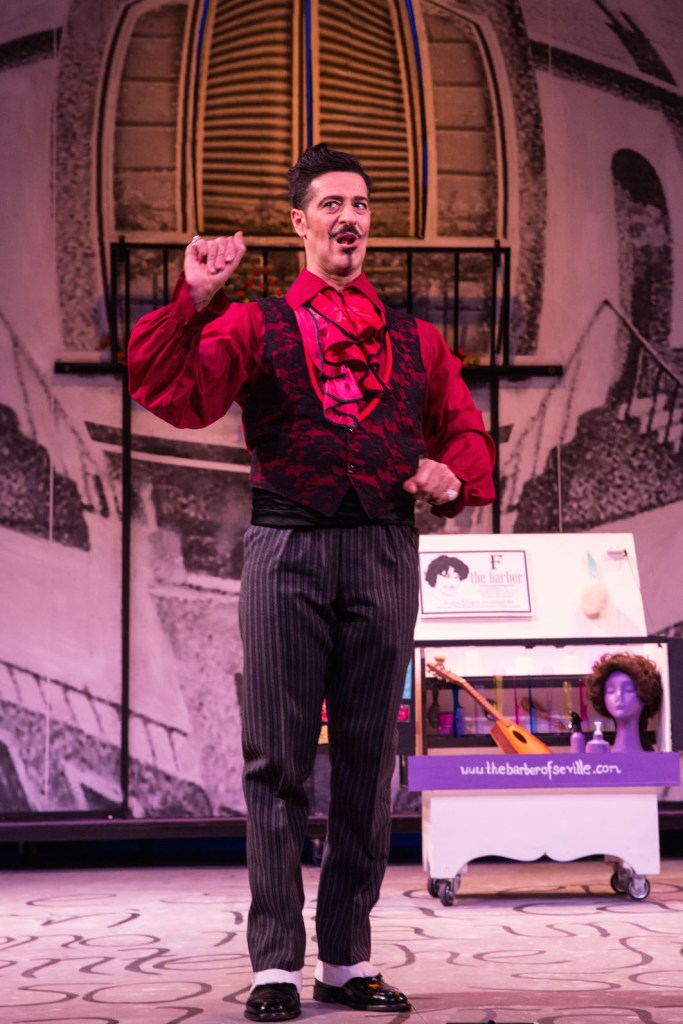 The Barber of Seville 2015 Melbourne Opera, Phillip Calcagno as Figaro