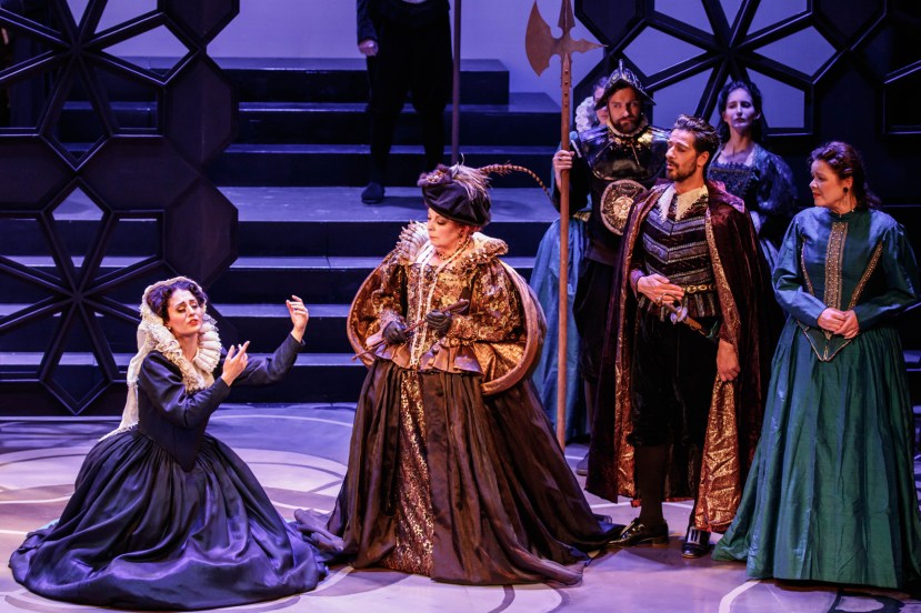 Mary Stuart, Melbourne Opera, Elena Xanthoudakis, Rosamund Illing, Phillip Calcagno, Caroline Vercoe