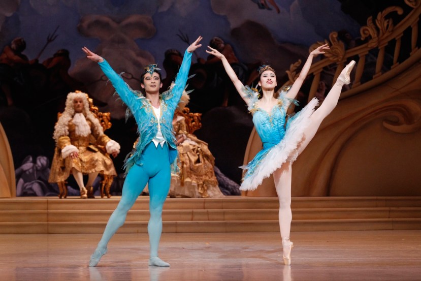 The Sleeping Beauty 2015 The Australian Ballet, Chengwu Guo as Bluebird, Ako Kondo as Florine