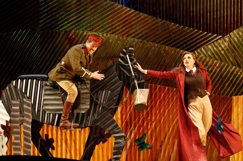 The Elixir of Love 2015 Opera Australia, Christopher Hillier, Rachelle Durkin