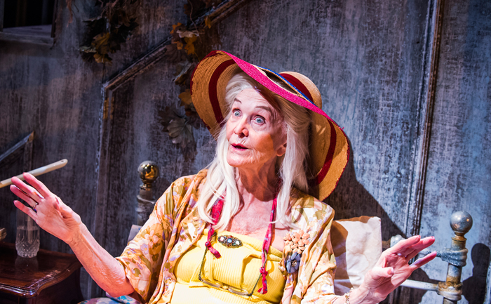 Grey Gardens 2016 Southwark Playhouse, Sheila Hancock as Big Edie