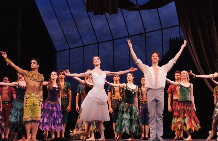 Two Pigeons 2016 The Royal Ballet Marcelino Sambe, Lauren Cuthbertson and Vadim Muntagirov