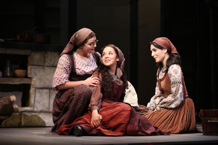 Fiddler on the Roof, Broadway, Melanie Moore, Alexandra Silber, Samantha Massell